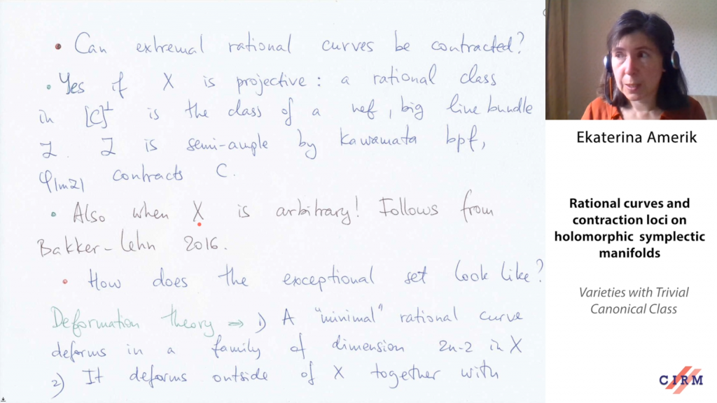 Ekaterina Amerik: Rational curves and …